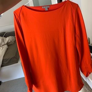 COS orange blouse